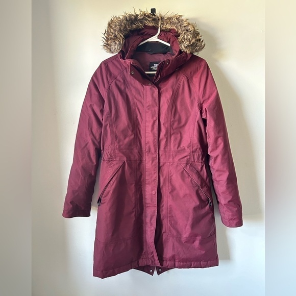The North Face Jackets & Blazers - The  North Face Dry Vent Burgundy Long Winter Coat